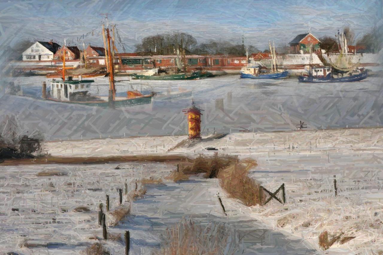 Апартаменти Huus Ant Deep Og Greetsiel Круммгерн Екстер'єр фото